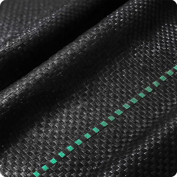Hageagrotekstil 1,6 m x 50 m 70 g/m2 + 50 Plonos-stifter - svart