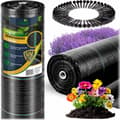 Miniatyrbilde 1 av 7: Hageagrotekstil 1,6 m x 50 m 70 g/m2 + 50 Plonos-stifter - svart