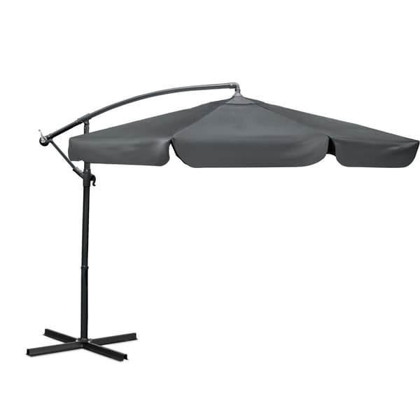 Sammenleggbar hageparaply 6 segmenter 350 cm med trekk Plonos PL-880
