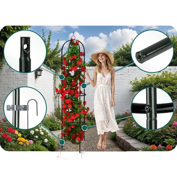 Hage pergolasøyle 200 cm Plonos PL-992