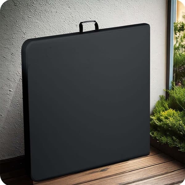 Sammenleggbart hageserveringsbord 244 cm Plonos sort