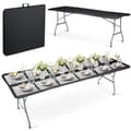 Miniatyrbilde 1 av 9: Sammenleggbart hageserveringsbord 244 cm Plonos sort