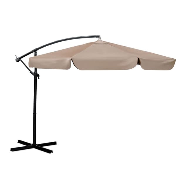 Sammenleggbar hageparaply 8 segmenter 350 cm med trekk Plonos PL-881