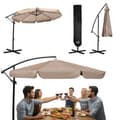 Miniatyrbilde 1 av 9: Sammenleggbar hageparaply 8 segmenter 350 cm med trekk Plonos PL-881
