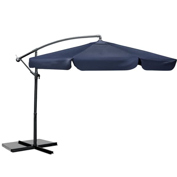 Sammenleggbar hageparaply 6 segmenter 350 cm med trekk Plonos PL-880