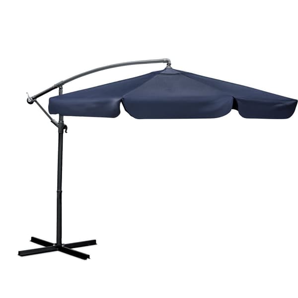 Sammenleggbar hageparaply 6 segmenter 350 cm med trekk Plonos PL-880