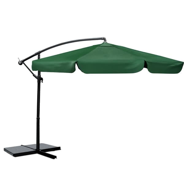 Sammenleggbar hageparaply 6 segmenter 350 cm med trekk Plonos PL-880