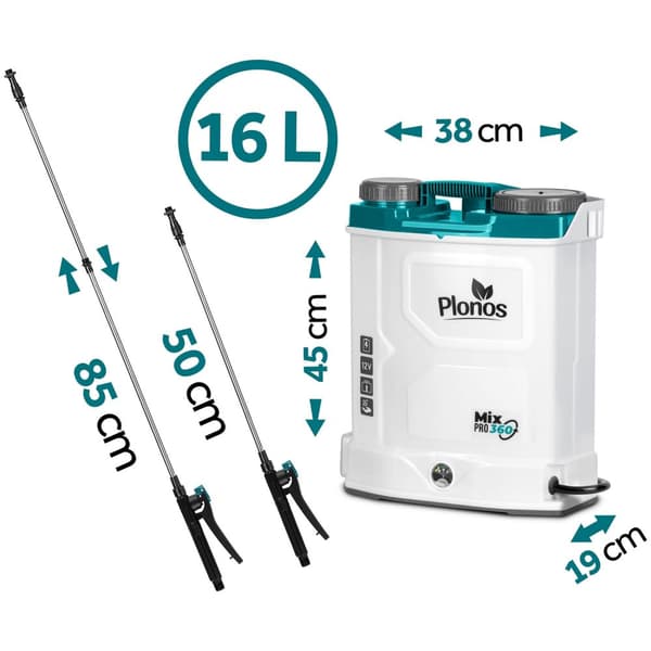 Batteridrevet sprøyte med blandebatteri Plonos PL-603