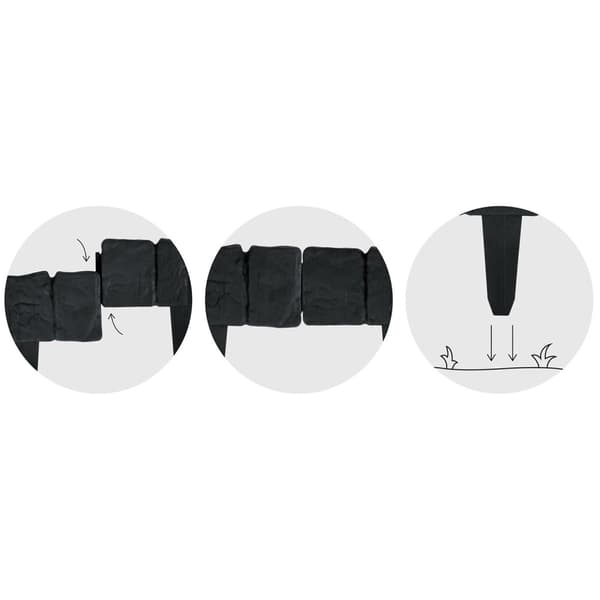 Plonos puutarhareunus 250 cm PL-962 antrasiitti