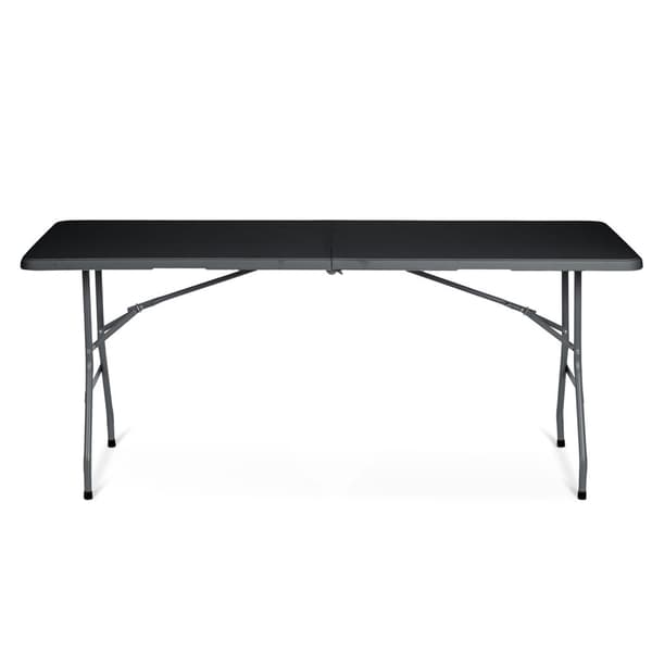Sammenleggbart hageserveringsbord 180 cm Plonos sort