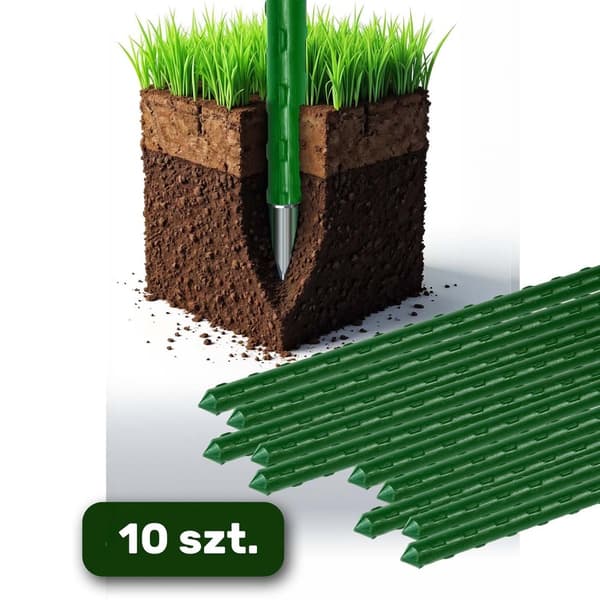 Plantestaker 150 cm Plonos PL-940 grønn 10stk