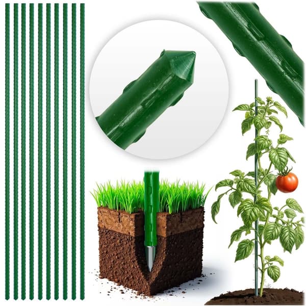 Plantestaker 150 cm Plonos PL-940 grønn 10stk