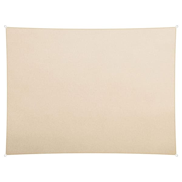 Rektangulært solseil 3x4m Plonos PL-885 beige