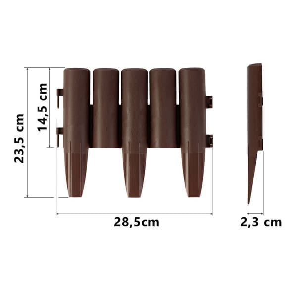 Plonos puutarhareunus 220 cm PL-961 ruskea
