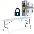 Miniatyrbilde 5 av 9: Sammenleggbart hageserveringsbord 244 cm Plonos hvit