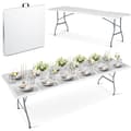 Miniatyrbilde 1 av 9: Sammenleggbart hageserveringsbord 244 cm Plonos hvit