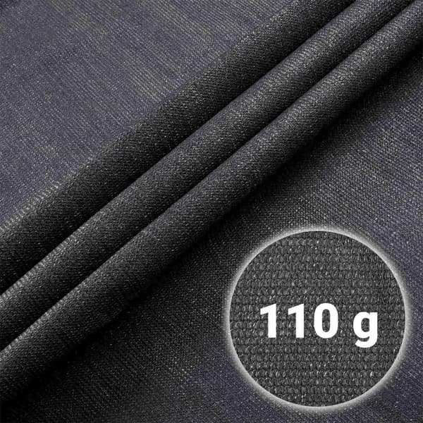 Skyggenett 1,5x25m 110g/m2 + 50 klemmer grå