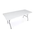 Miniatyrbilde 6 av 9: Catering sett hage klappbord + 2 benker 180 cm Plonos hvit
