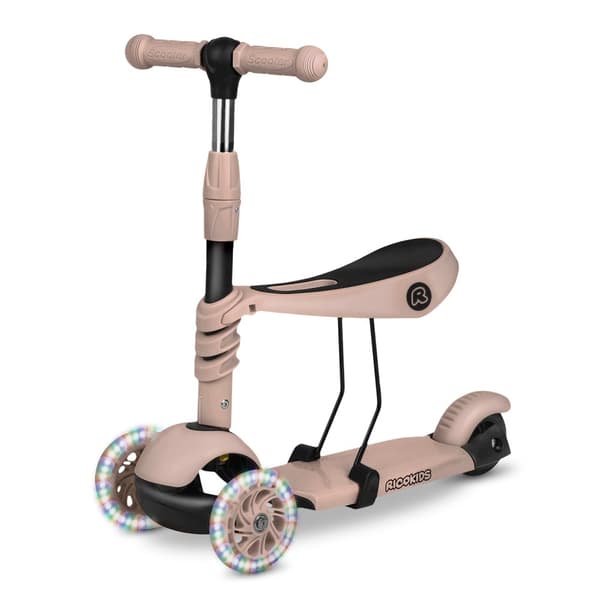 Ricokids Todi 3-hjulig skoter - Beige