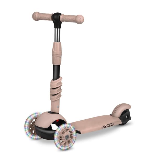 Ricokids Todi 3-hjulig skoter - Beige