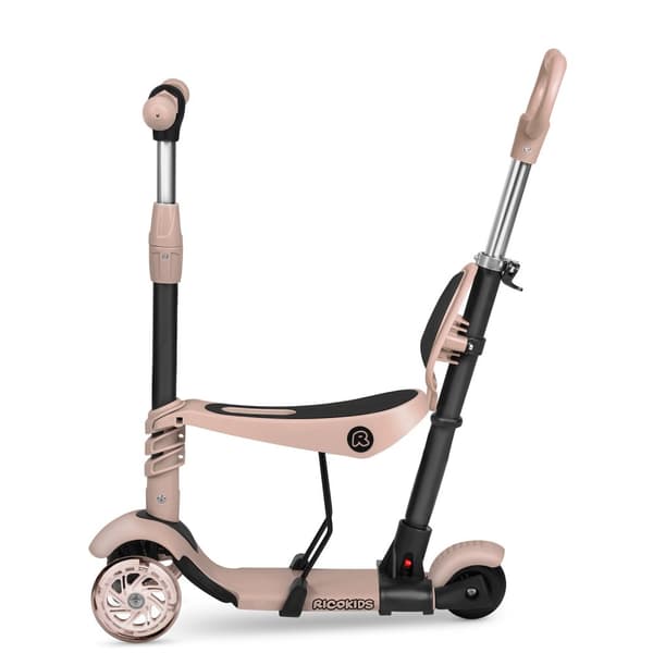 Ricokids Todi 3-hjulig skoter - Beige