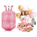 Miniatyrbillede 3 af 5: Helium cylinder 0,20 m3 med balloner og bånd Ricokids