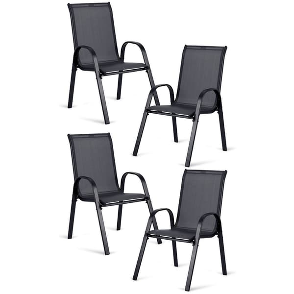Sofotel SO-980 textil trädgårdsstolar set om 4