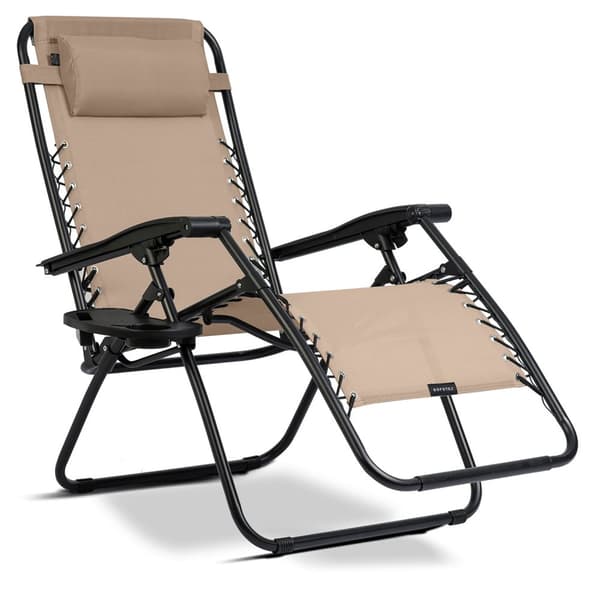Sammenleggbar hageseng med pute Sofotel ChillWell beige