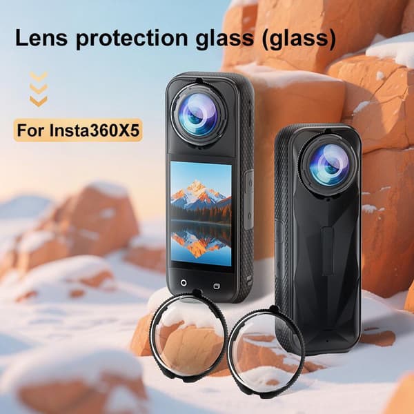 INF Roterende linsebeskyttelse for Insta360 X5 - Forbedret beskyttelse