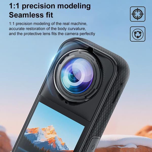 INF Roterende linsebeskyttelse for Insta360 X5 - Forbedret beskyttelse