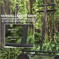 Pikkukuva 7 / 10: Kompostinlevitin 300L 61x40cm lannoitteenlevitin nurmikon puutarhapuutarhanlevitin T-kahvalla verkkokorilla metallinen siemenlevitin turpeenlevitin nu