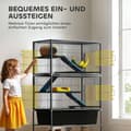 Miniatyrbillede 7 af 10: Smådyrsbur, gnaverbur, ilderbur med udtræksbakke, musebur med ramper, hængekøje, hjul, hylde, bur med tilbehør til egern, dværghamstere, chinchillaer,