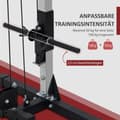 Miniatyrbilde 6 av 10: Kabeltrekk kraftstasjon for hjemmet, plug-in vekter opptil 50 kg belastning per side, kabeltrekkstasjon med håndtak, frittstående kabeltårn kabeltrekk