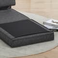 Miniatyrbilde 8 av 10: Gulvsofa sammenleggbar lenestol gulvstol 5-trinns justerbar sammenleggbar lenestol sovesofa enkel sofa mørk grå 61 x 73 x 58 cm |