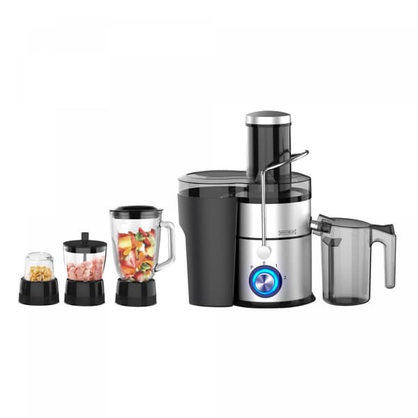 Royalty Line RL-PJ19003: 4-i-1 juicepress, mixer, hackare och kvarn