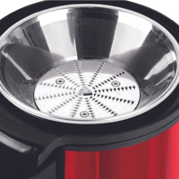 Royalty Line RL-PJ19001RD: 15L Juice Extractor i rustfrit stål - 700W - Rød