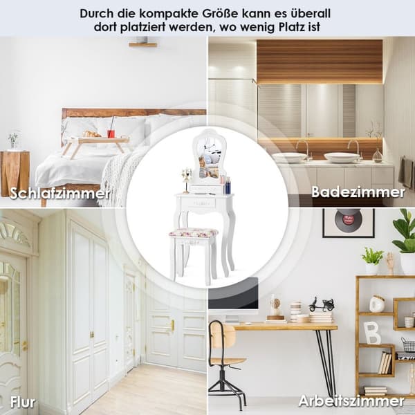Sminkebord sminkebord kosmetikkbord med speil