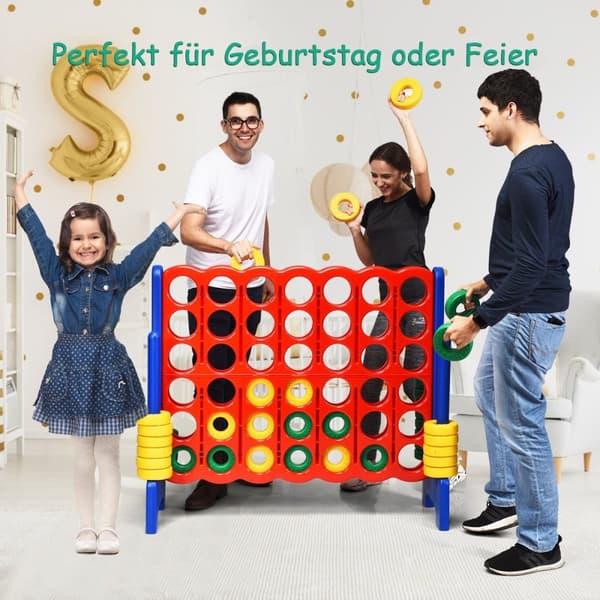 Connect Four Game 4 Wins Board sett fire på rad med 42 Jumbo-ringer