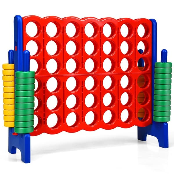 Connect Four Game 4 Wins Board sett fire på rad med 42 Jumbo-ringer