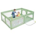 Miniatyrbillede 1 af 5: Kravlegård Baby kravlegård med 50 bolde & 2 døre 205 x 147 x 68,5 cm Grøn