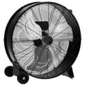 Miniatyrbillede 2 af 5: Fan tromle ventilator piedestal ventilator industriel gulvventilator med hjul 3 hastigheder vindmaskine til lagerværksted