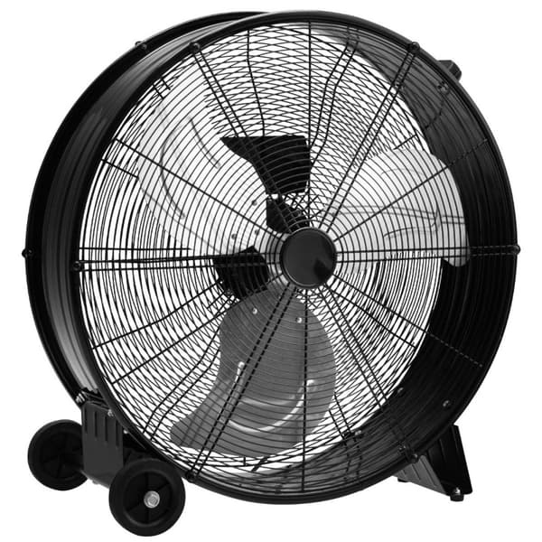 Fan tromle ventilator piedestal ventilator industriel gulvventilator med hjul 3 hastigheder vindmaskine til lagerværksted