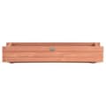 Miniatyrbilde 2 av 5: Hevet hageseng plantekasse laget av grantre for hage 91,5 x 18 x 16 cm brun