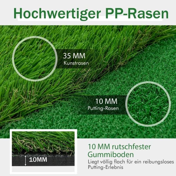 300 x 100 cm Golfputtmatta Golfmatta med träningsmatta för konstgräs för Home Green