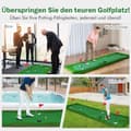 Miniatyrbild 1 av 5: 300 x 100 cm Golfputtmatta Golfmatta med träningsmatta för konstgräs för Home Green