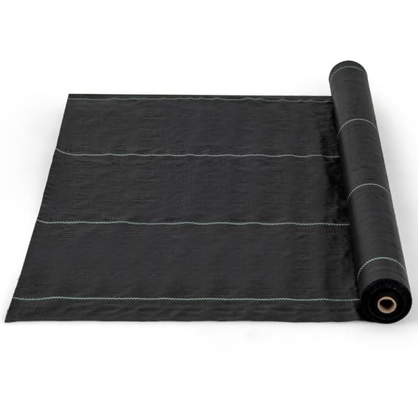 Ugrasbekjempende fleece 50m² hagefleece mot ugress ugressfilm PP svart 50 x 1m-60 g/m²