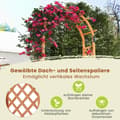 Miniatyrbilde 4 av 5: Trerosebue for klatreplanter hagebue buegang espalier klatrehjelp espalier