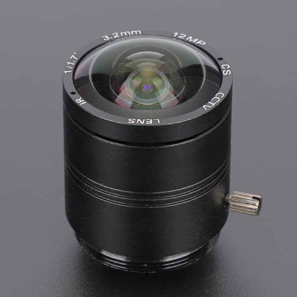 3,2 mm CCTV-lins, professionell säkerhetsövervakning, fast fokus, telefoto-design