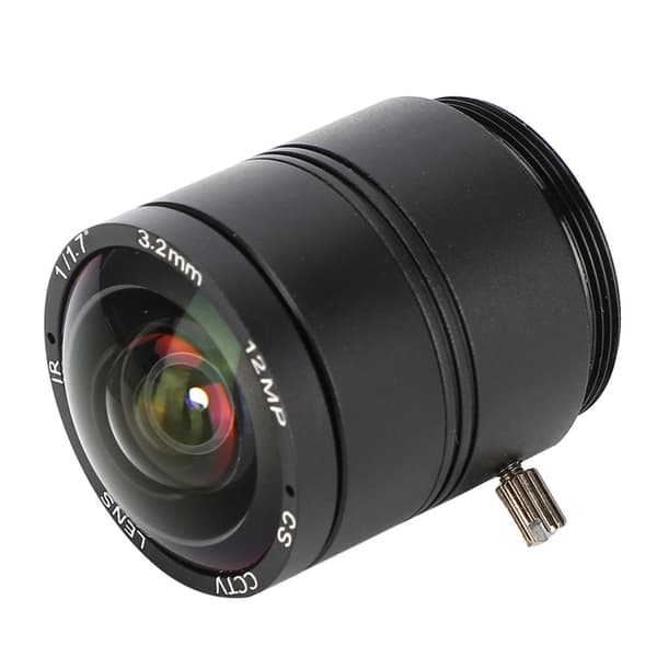 3,2 mm CCTV-lins, professionell säkerhetsövervakning, fast fokus, telefoto-design