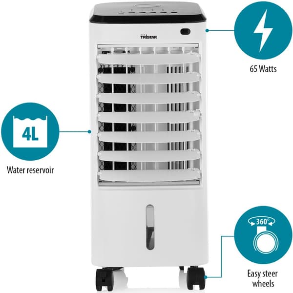 Luftkøler med islamper og timer 4L 65W